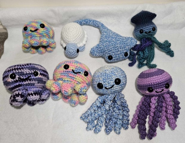 Plush Crochet Sea Critters Lucky Dip - Small
