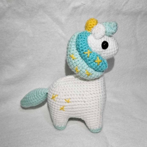 Crochet Minty Green Unicorn