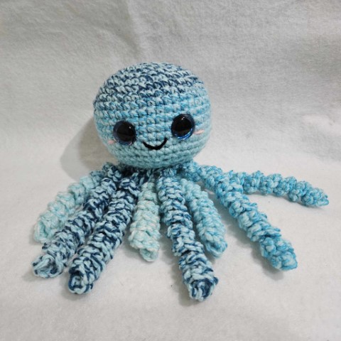 Plush Crochet Octopus - Long